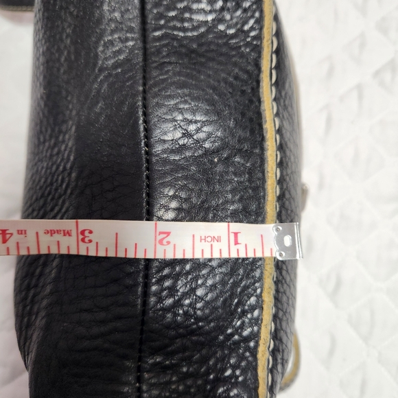 Black Roots Leather Crossbody Bag - Picture 11 of 11